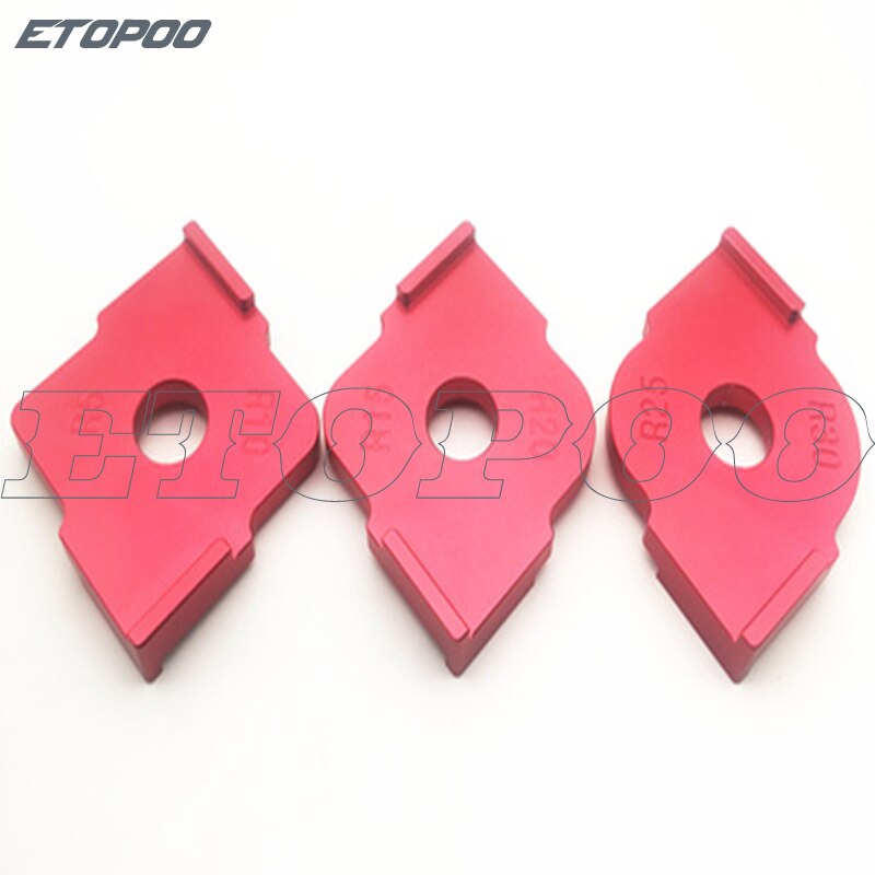 Radius snelfreestafel bit  r5 r15 r20 r25 r30 t10 t20 hoekmal sjablonen houtfrees mal timmerman houtbewerkingsgereedschap