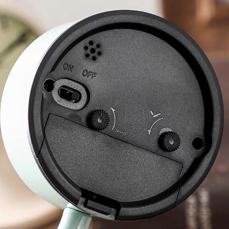 Nordic style alarm clock Simple students with bedroom bedside mute modern personality lazy desktop small alarm clock