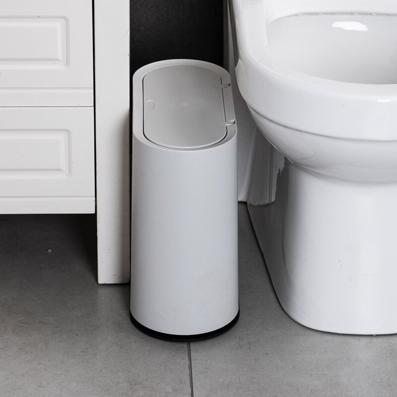 Plastic Prullenbak Milieuvriendelijke Recycle Vuilnisbak Vuilnisbak Pers-Type Afvalbak Huisvuilemmer Voor Keuken Badkamer Huishouden
