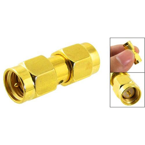 SMA Male to SMA Male Plug in series RF Coaxial Adapter Connector