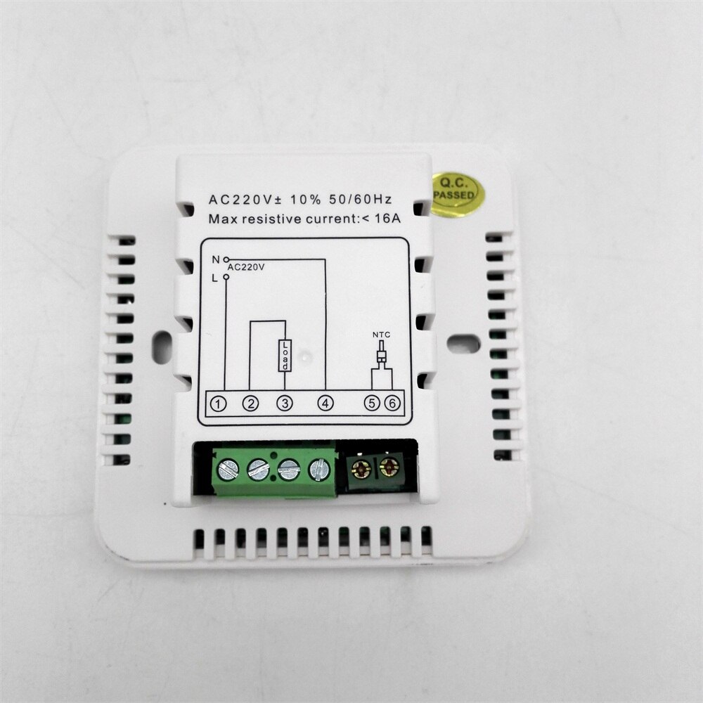 220V LCD Touch Screen Room Underfloor Heating Thermostat Weekly Programmable Thermoregulator Temperature Controller