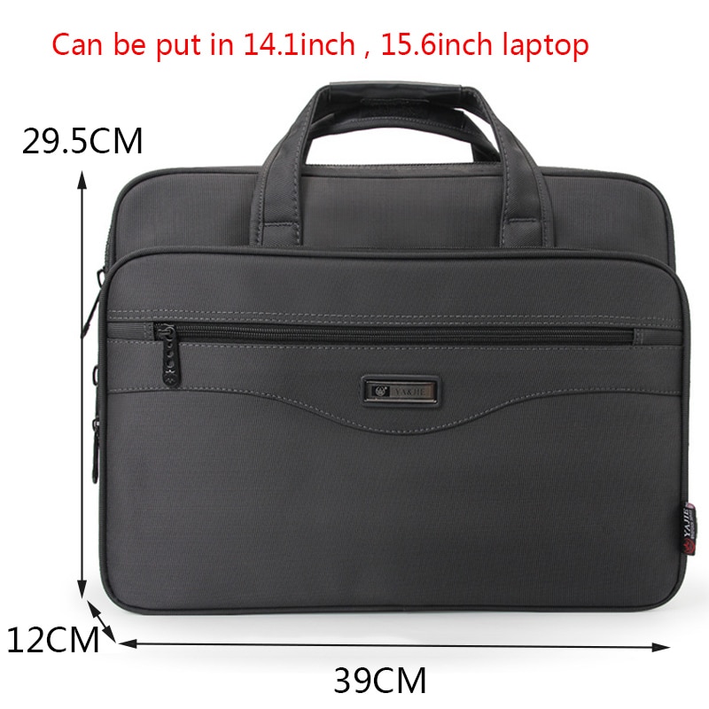 Briefcase 15.6"Laptop Bag Oxford Cloth Waterproof Handbags men Casual Portfolios Man Travel Shoulder Bags For Men