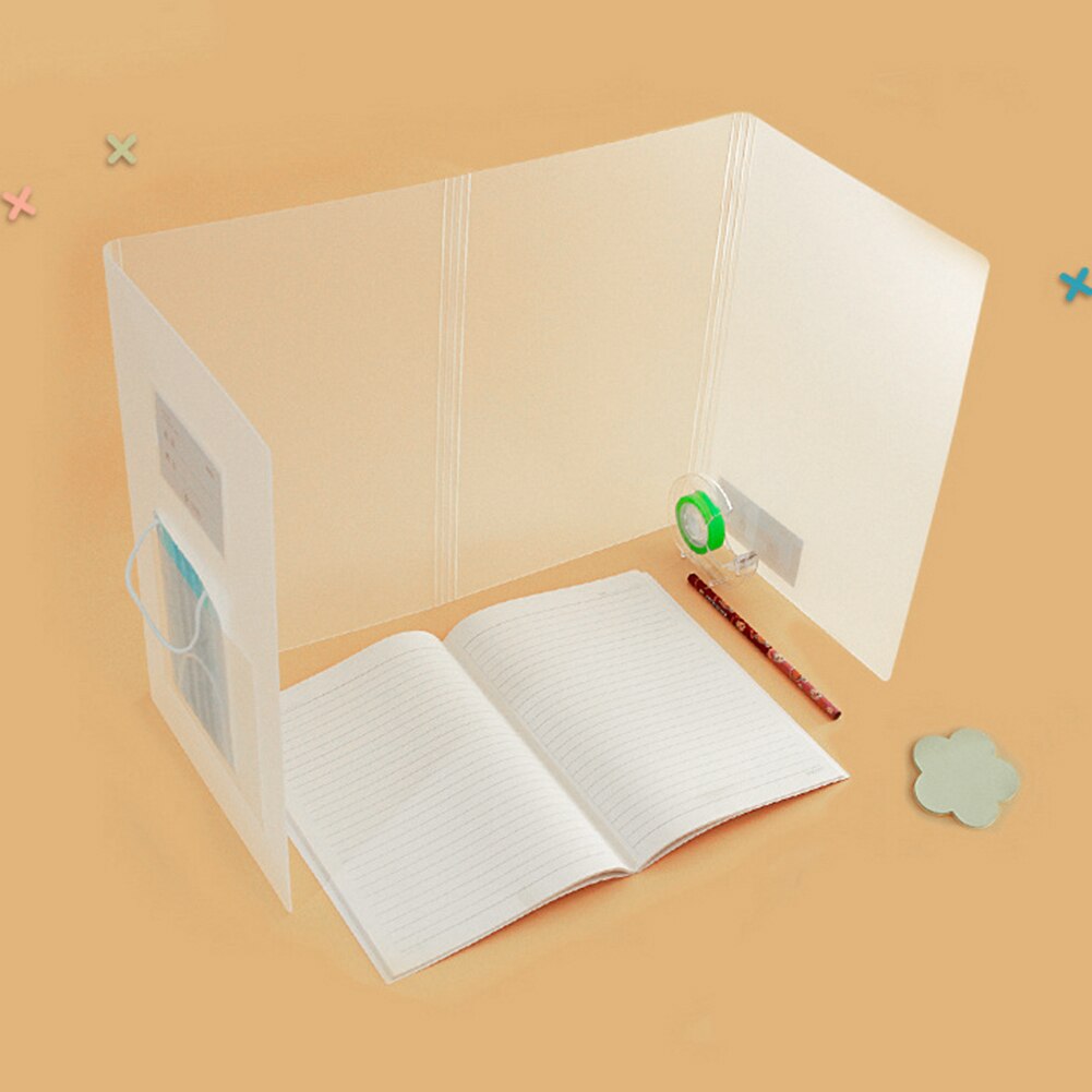 Anti-Spray Isolating Board School Office Classroom Desktop Table Clear Anti Droplet Partition Screen Divider Board Panel Privacy