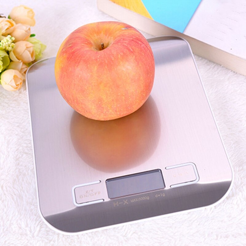 Stainless Steel Digital USB Kitchen Scale 10Kg / Electronic Precision Post Food Scale for Cooking Baking Measuring Tools