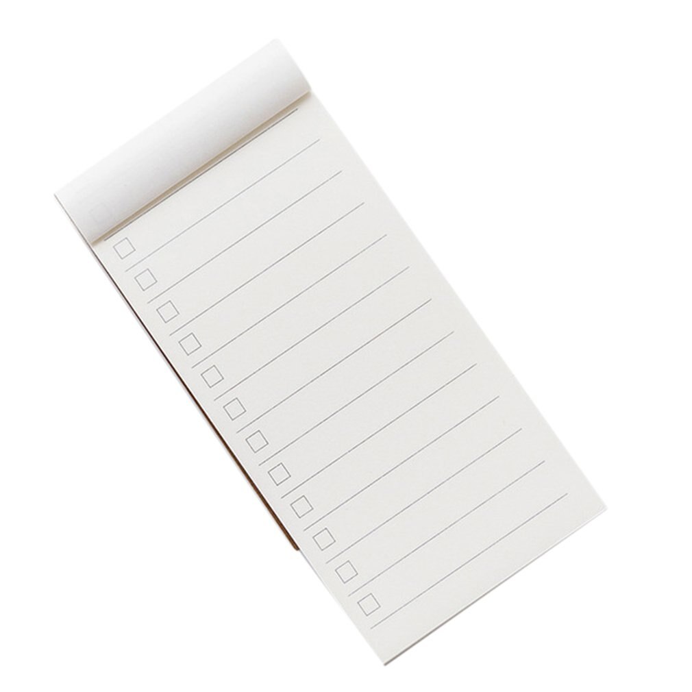 Tearable practical notes Kraft paper notebook Stationery rectangle Decoration School Kids Notebook: TODO