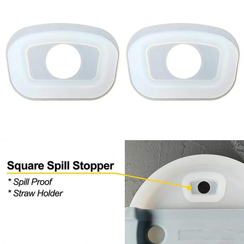 1Set Straw Cover Spill Stopper Compatible With Stanley Cup 40OZ 30OZ Quencher 1.0 Leak Stopper For Stanley Tumbler Accessories