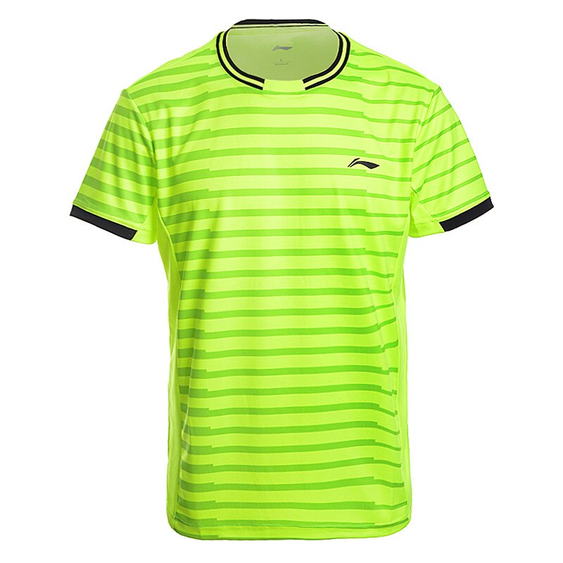 Li-ning nouveaux chemises de Badminton pour hommes à sec respirant coupe régulière sport confort T-Shirts doublure Tee AAYM143 CJFM17