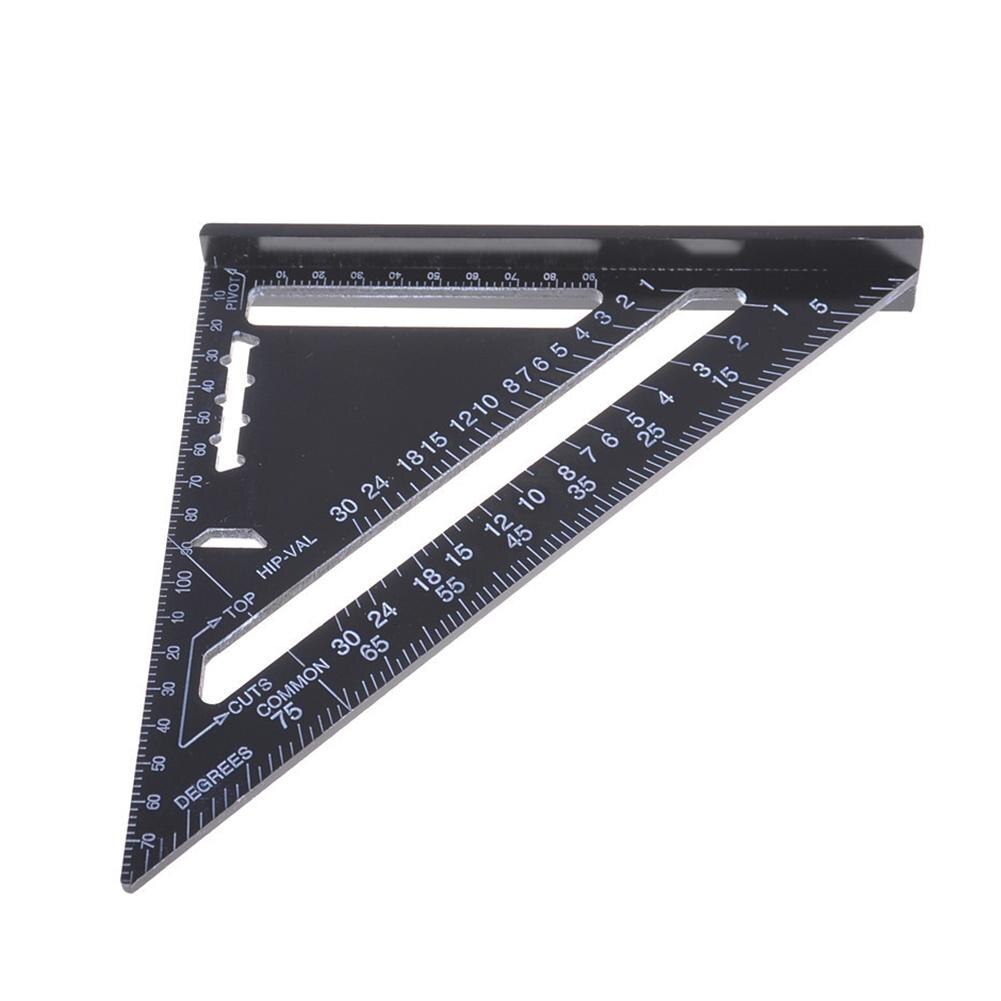 7 inch Metric Triangle Angle Protractor Aluminum Alloy Speed Try Square Carpenter's Measuring ruler Layout Tool Household Tools