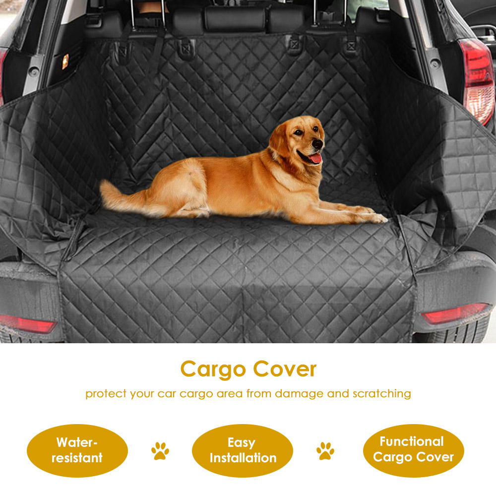 Water Resistant Car Trunk Cover Cargo Cover SUV Cargo Liner Non-skid Car Protector Mat for Pet Dogs Car Seat Cover