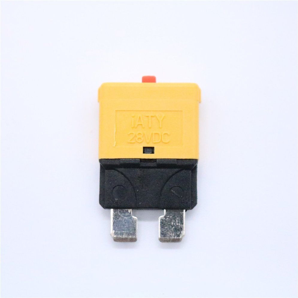 20 Amp 28V DC Circuit Breaker Car Blade Fuses Automotive Manual Reset Fuse Auto Insurance Tablets Overload Protecting Device