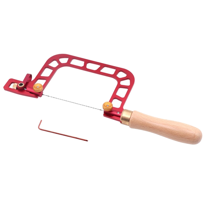 Scie à fil manuelle, outils à main, accessoires pour la maison, Guide Durable, Kit de gabarit de cheville, menuiserie, bricolage, outil de coupe de forme