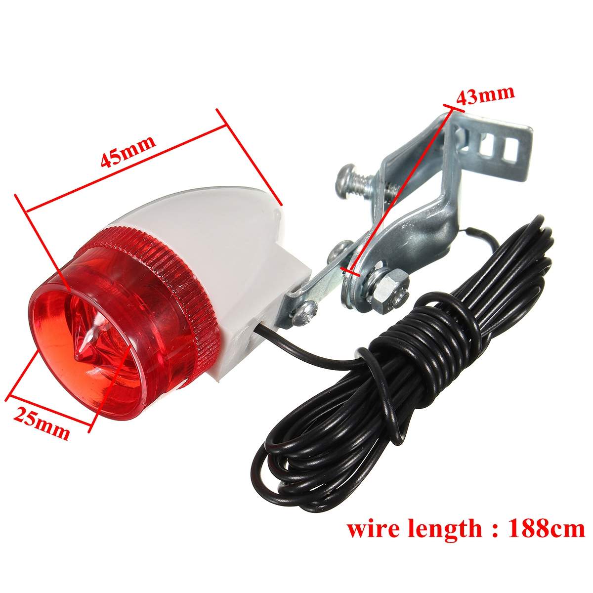 1 ensemble 6V 3W vélo pour Dynamo lumières ensemble sécurité pas de piles nécessaire phare feu arrière lampes LED pour vélo adapté à tous les vélo