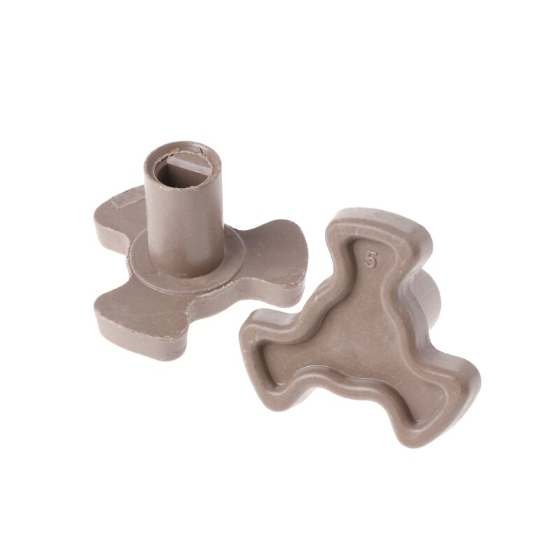 2Pcs 17mm Microwave Oven Turntable Roller Guide Support Coupler Tray Shaft