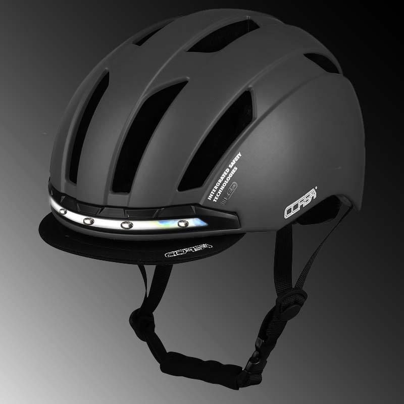 Corsa Smart Helmen, Fiets Helmen, Scooters, Beschermende Apparatuur, Stad Commuter Helmen, voor En Achter Achterlicht Indicatoren