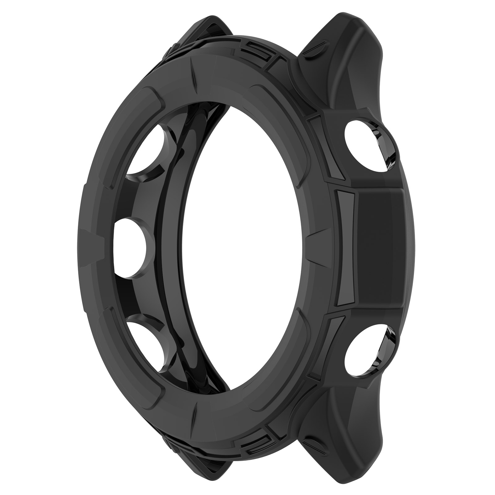 TPU Schutzhülle Für Garmin Forerunner 255 255S 955 SmartWatch Schutz Abdeckung Shell Für Forerunner 265 265S 965 fällen Stoßstange: XXL / Black