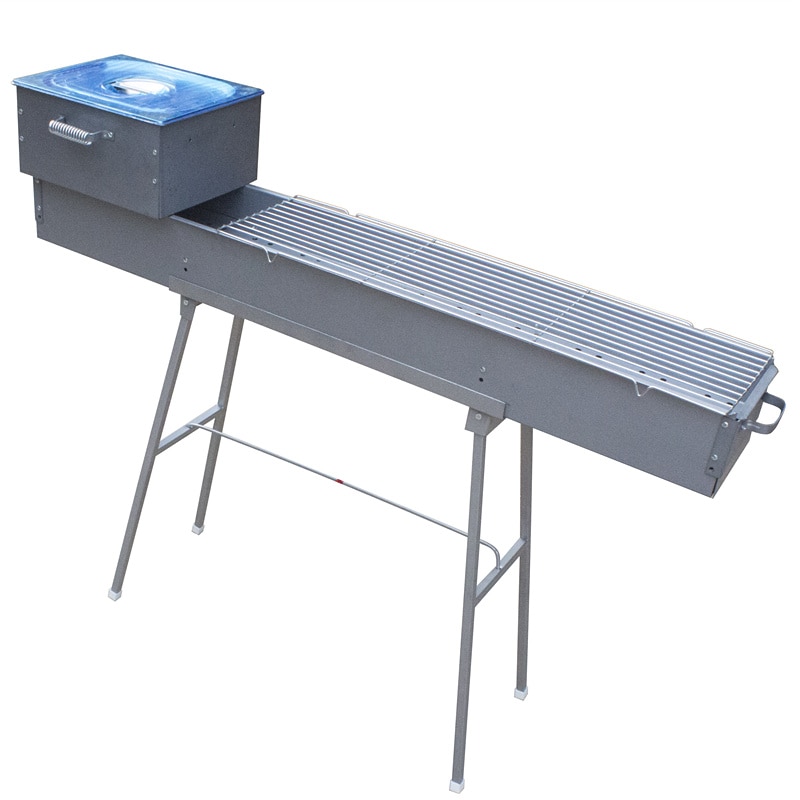 120 * 18CM outdoor carbon courtyard barbecue pits Two kinds of fried barbecue