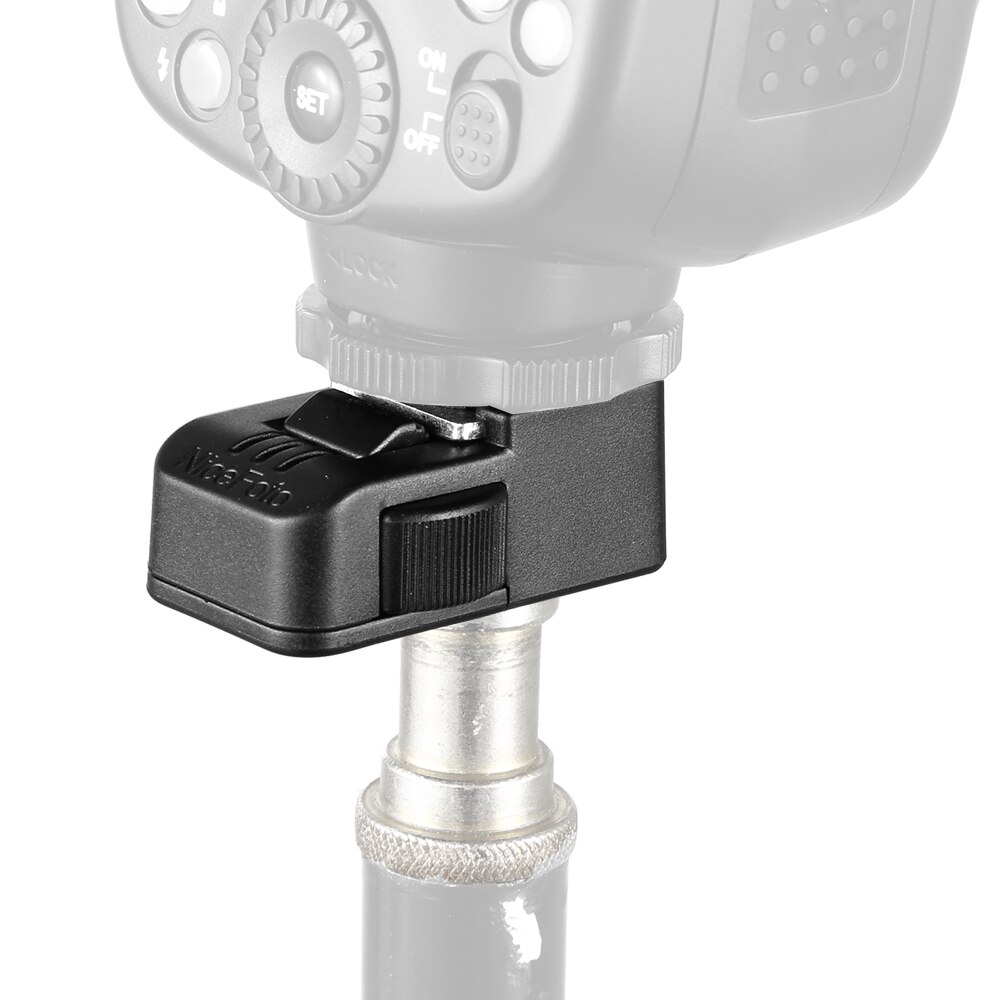 Flash Adapter Holder Shoe Adapter Mount 1/4" for CAN NIK Flash Speedlite NiceFoto FLH-15