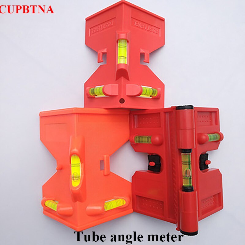 3 Bubbles Precision Foldable Mini Post Angle Spirit Level Tube Angle Meter For Pipes And Wooden Posts