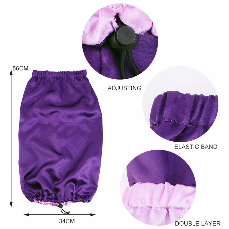 Bonnet De Nuit à Large Bord SUPVOX - Pour Protéger Les Cheveux Longs Pendant Le Sommeil