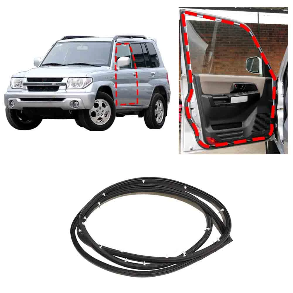 1 Stück 5-türige Türgummidichtung für Pajero Pinin H60 H70 Herr 351386 Türöffnungspfosten für Montero Mini aus Gummi für Shogun IO