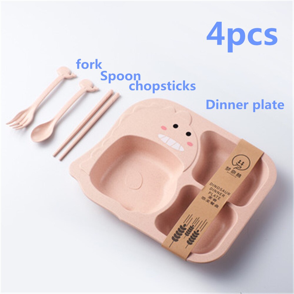 Plato de silicona de dinosaurio para bebé, vajilla de silicona para niños, plato antideslizante, tazón de alimentación de bebé sin BPA, antideslizante: Blanco