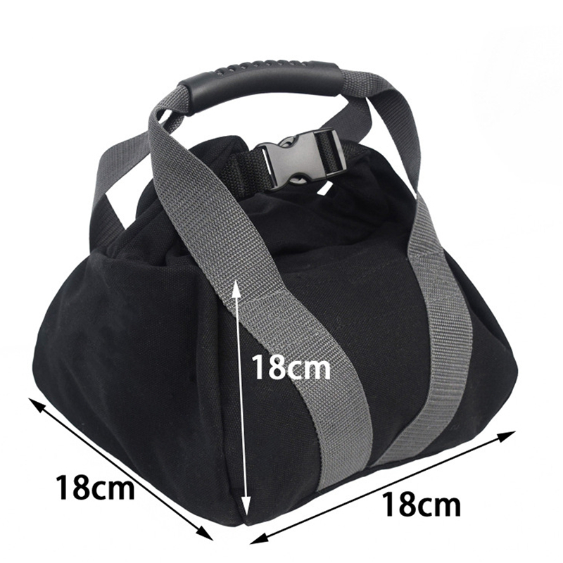 Training Bodybuilding Exercise Workout Bag Heavy Duty Empty Gym Weight Sand Bag Fitness Weightlifting Sandbag Boxing: Black