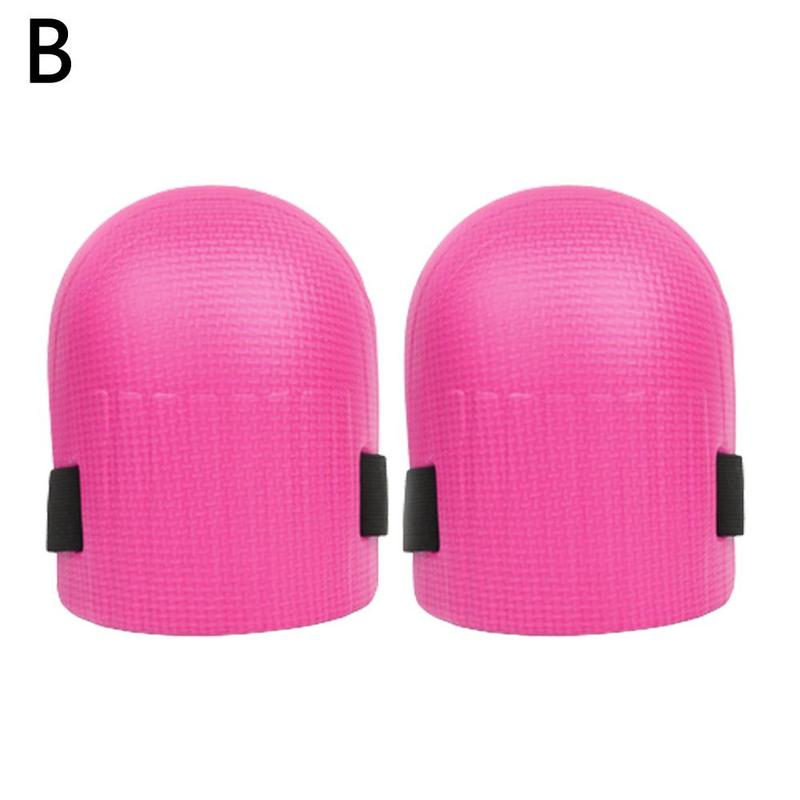1 Pair Knee Pad Working Soft Foam Padding Workplace Safety Self Protection For Gardening Cleaning Protective Sport Kneepad: one-size red