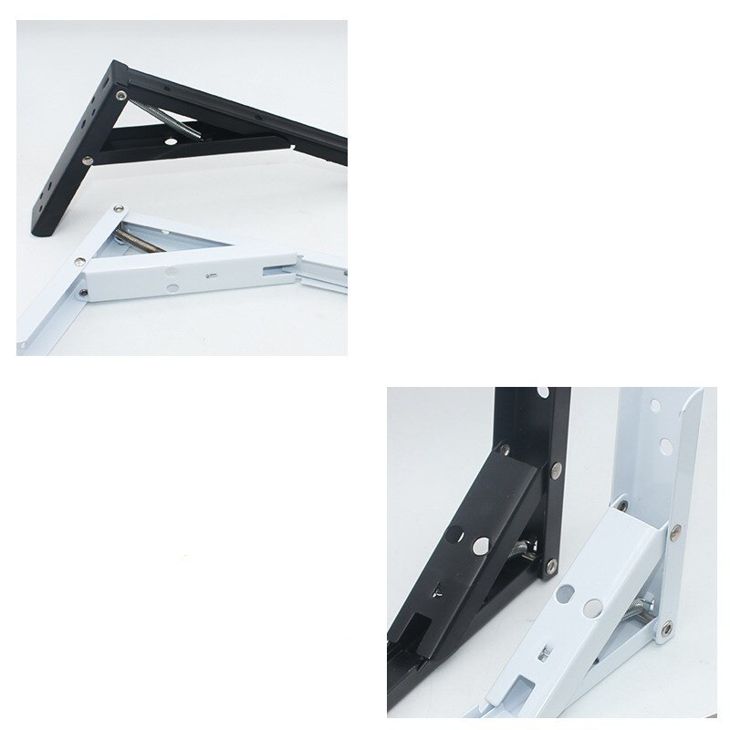 Three fold spring bracket bracket right angle laminated plate movable shelf support bracket triangle fold microwave oven separat