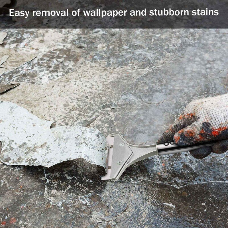 30cm Tile Scraper Floor Scraper, Used to Remove Wallpaper, 2 Pieces of Self-Adhesive Glue, Paint Floor Glue, Green