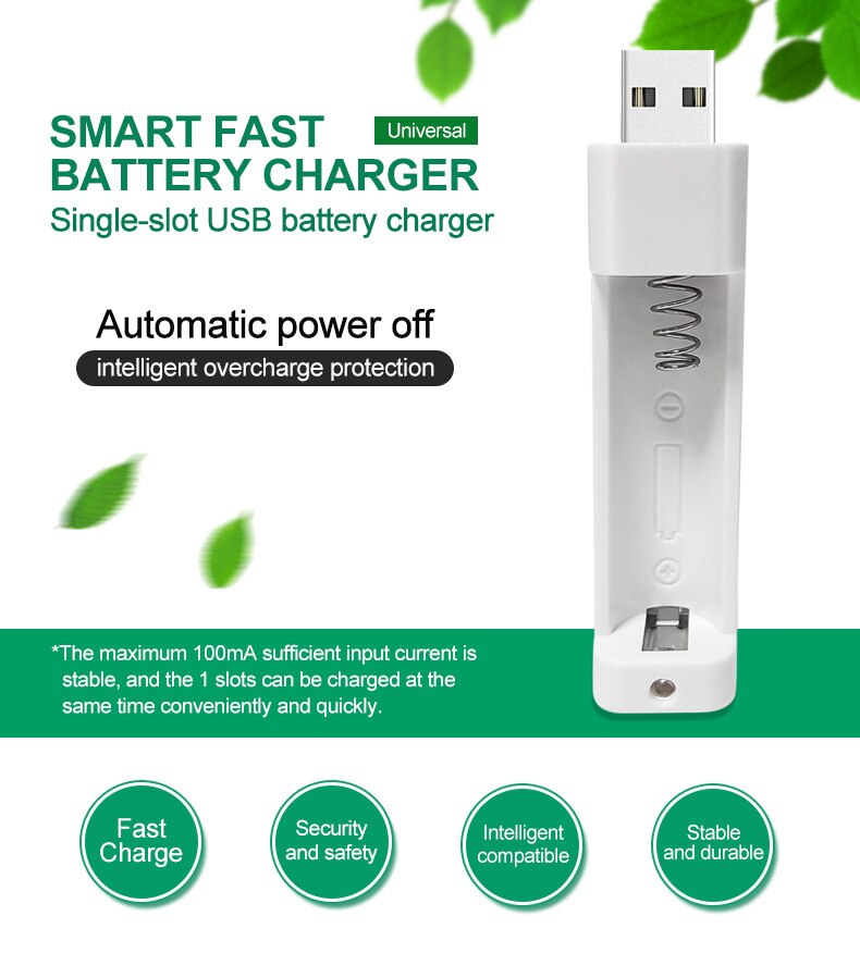 Voxlink Batterij Oplader Voor Aa/Aaa Oplaadbare Batterijen Oplader Voor Afstandsbediening Microfoon Camera Digitale Muis Zaklamp