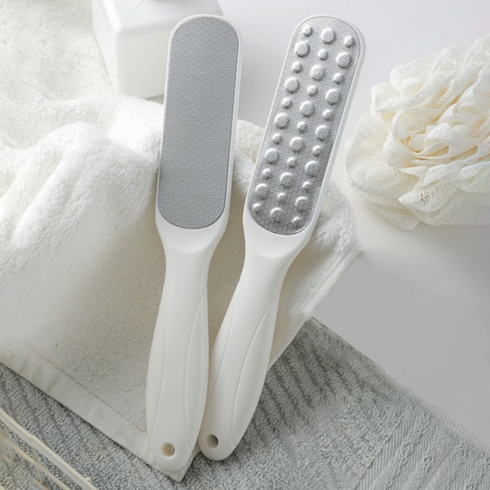 1 stk dobbelt side fodfil rasp hæl rivejern hård død hud callus remover pedicure fil fod rivejern hudpleje: -en