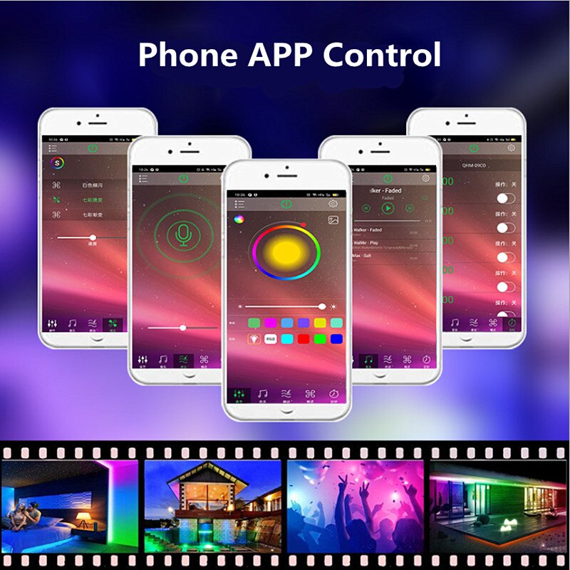 5V USB LED RGB Bluetooth Controller, 24Key Remote Smart APP Control Für TV Hintergrundbeleuchtung LED Streifen DC5V 2835 5050 RGB Licht