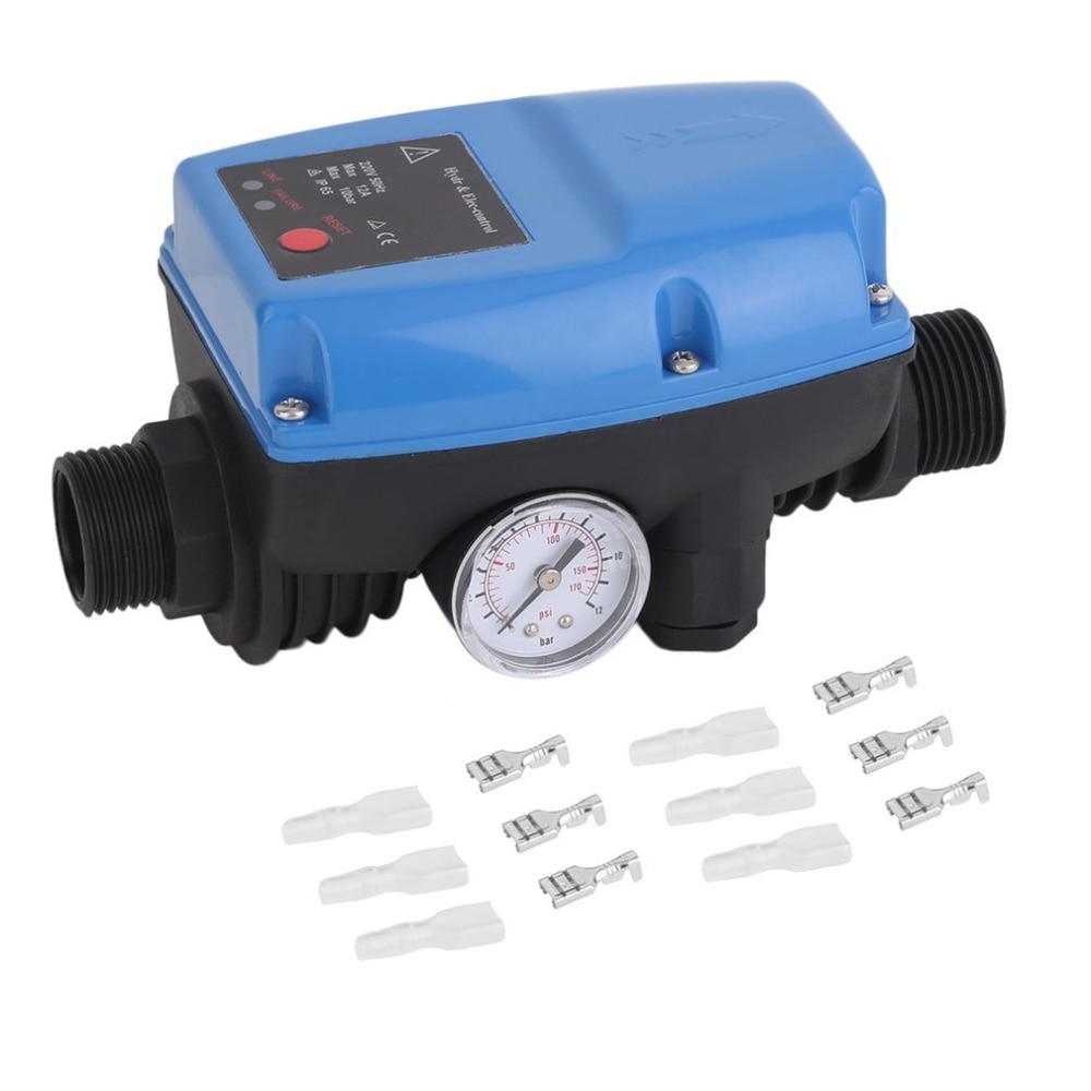 SKD-5 électronique pompe à eau contrôle de pression automatique interrupteur de pression avec manomètre