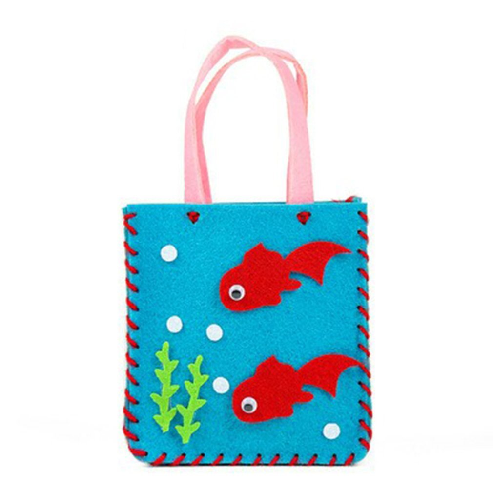 DIY bolso de mano de guardería hecho a mano pasta Material bolsa para golosinas juguete educativo colorido: 05