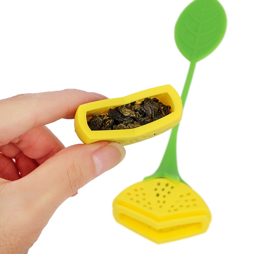 Tea Supplies Diffuser Tea Leaf Strainer Silicone Filter Tools Lemon High Temperature Resistance Herbal Spice