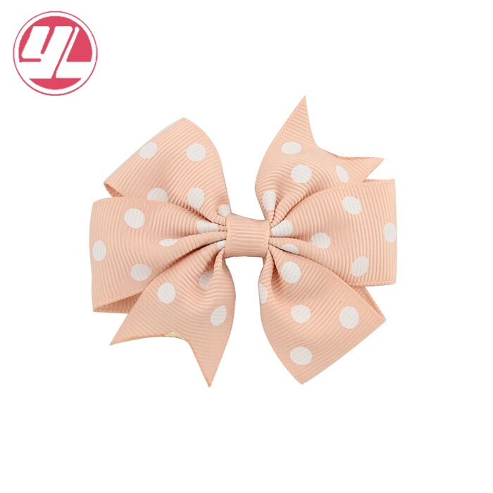 Stip 3 inch kinder grosgrain lint strikken met clip boutique strikken doe-het-zelf haaraccessoires voor babymeisjes 592: 8
