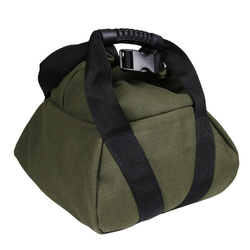Training Bodybuilding Exercise Workout Bag Heavy Duty Empty Gym Weight Sand Bag Fitness Weightlifting Sandbag Boxing: Army Green