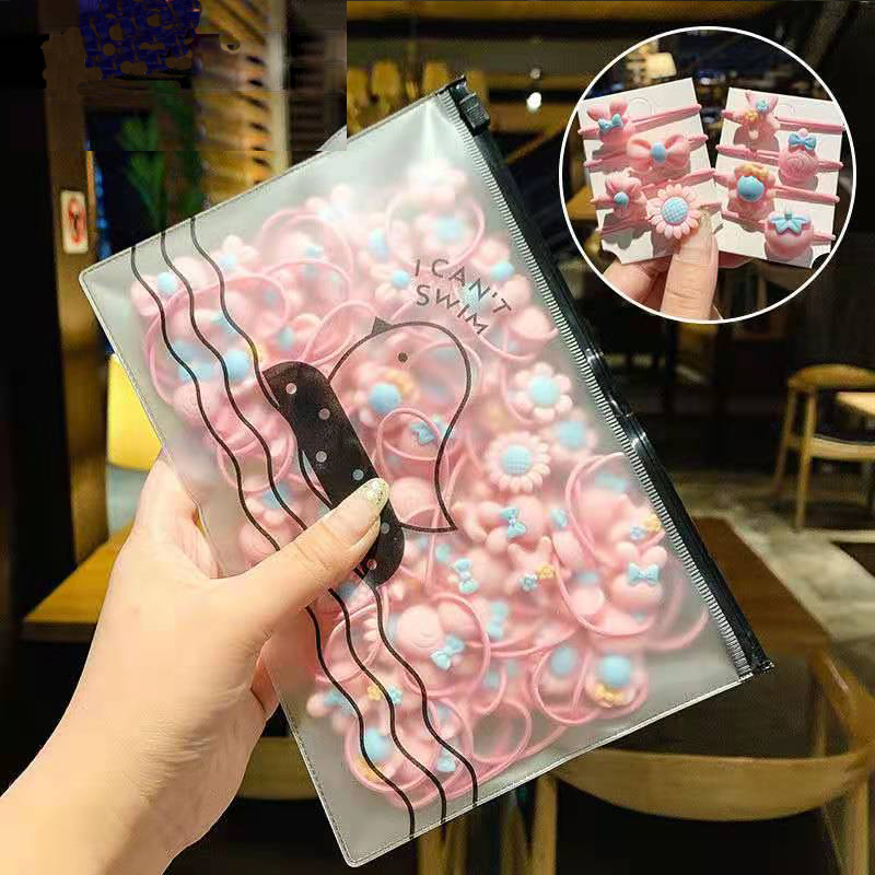 Bandas elásticas para el Cabello para Niñas, Coletas Pequeñas y Coloridas, no Daña EL Cabello, Accesorios para el Pelo, 20 Piezas