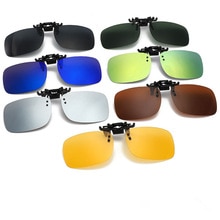 Clip Op Zonnebril Mannen Vrouwen Bijziend Rijden Nachtzicht Brillen Uv400 Fietsen Vissen Bril Clip