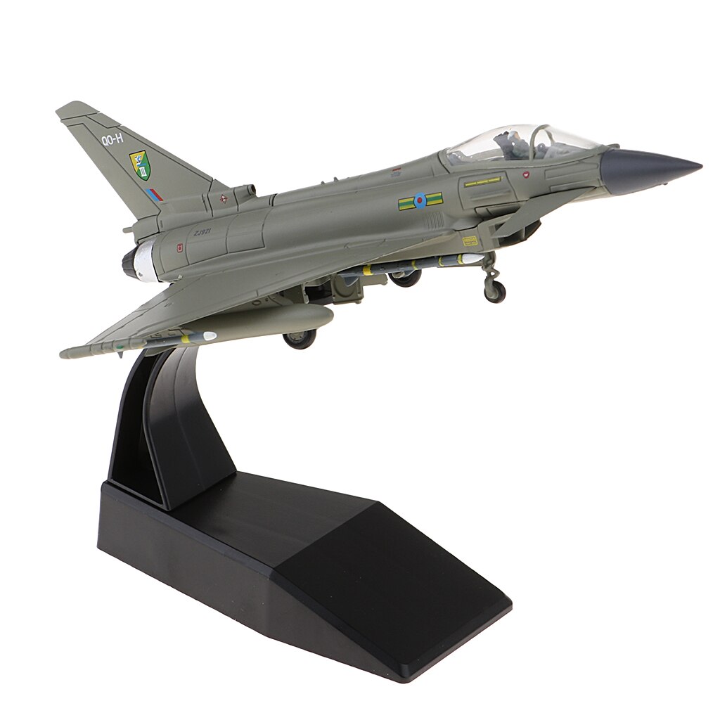 Modello Aereo Eurofighter Typhoon EF-2000 In Scala 1:100 – Lega Pressofusa 16cm