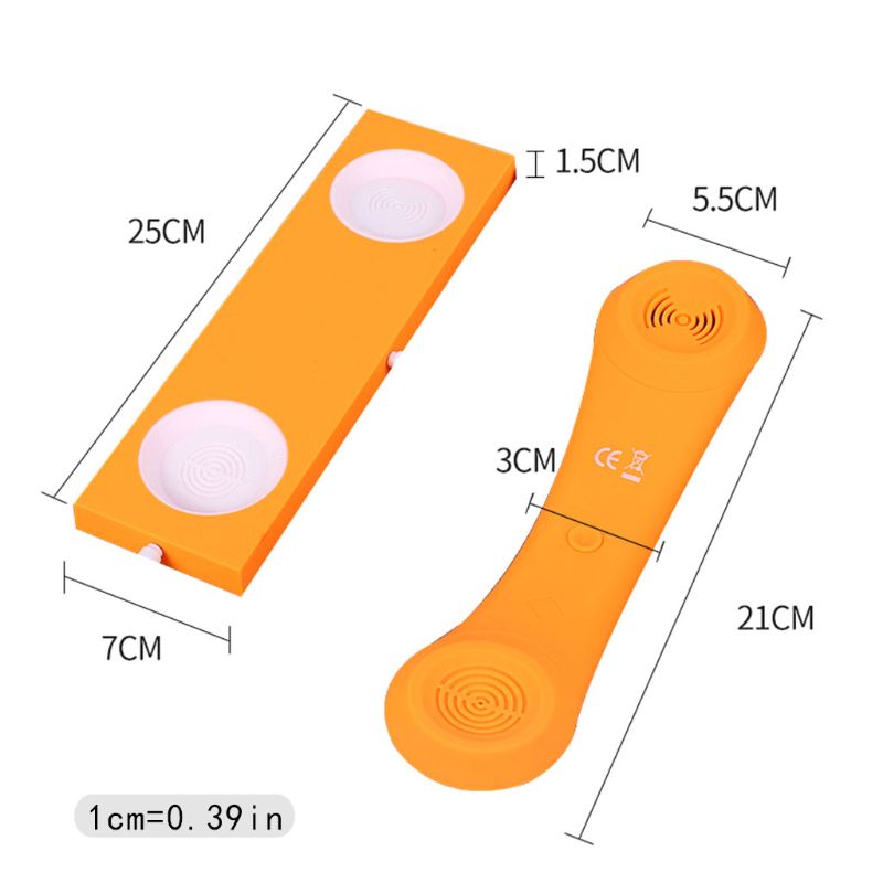 Retro Phone Handset Headset 3.5MM PC Comtuper Microphone with Base for Cellphone