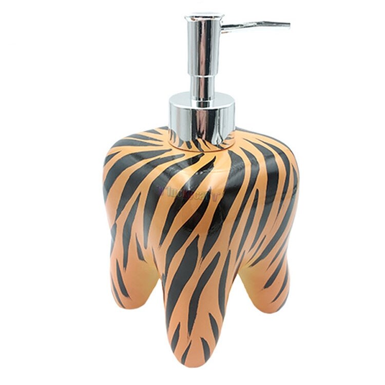 Botella higiénica de manos con forma de diente para decoración Dental, botella de loción para decoración Dental y de oficina, 1 Uds.: B