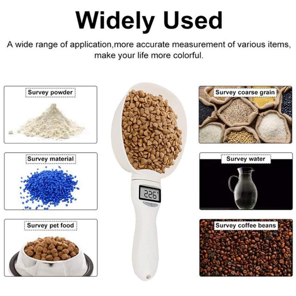 Pet Food Digital Measuring Spoon Multi Functional Detachable Smart Precise Measuring Scale Spoon with LED Display