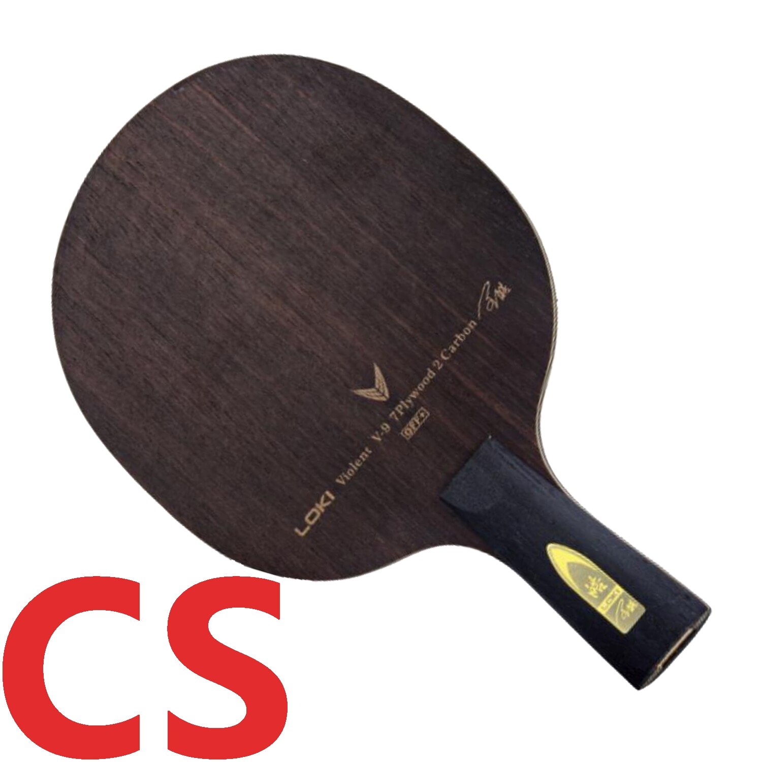 LOKI Violent 9 V9 Table Tennis Blade Racket (7+2 Ebony Carbon) Original LOKI WANG HAO V-9 Ping Pong Bat Paddle: CS