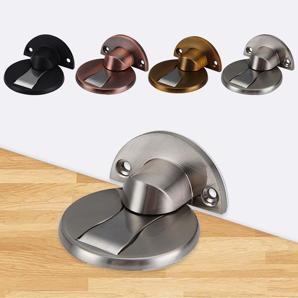 Magnet Door Stops Magnetic Door Stopper Non-punch Door Holder Hidden Doorstop Furniture Door Hardware Home Improvement