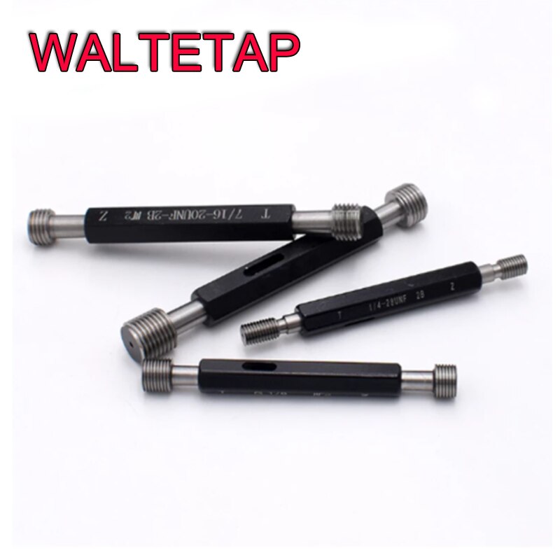 WALTETAP Steel Mer-cury Gage ST UNC UNF Machine Thread Plug Gauge S T 2-56 4-40 6-32 1/4-20 3/8-16