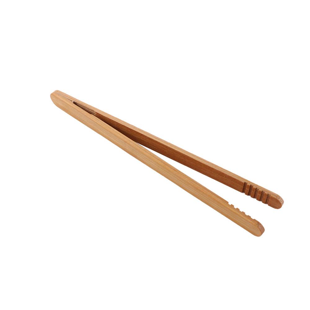 Fleck Brot Bambus Klemme wiederverwendbare Küche Tee Pinzette Greifer Lebensmittel Zange Toast Clip