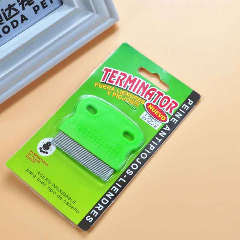 Kattenhondkam trimmer huisdier vlooien hoofd luizen vlooienkam hondenborstel kattenvlooienkam huisdier zacht dierenverzorging haarverzorging roestvrij staal