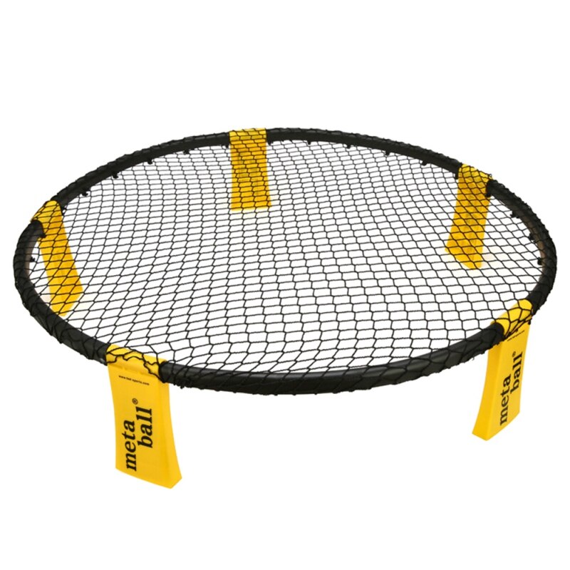 Mini sandvolleyball spillsett utendørs lagsport spike battle ball plen treningsutstyr med 3 baller: Default Title