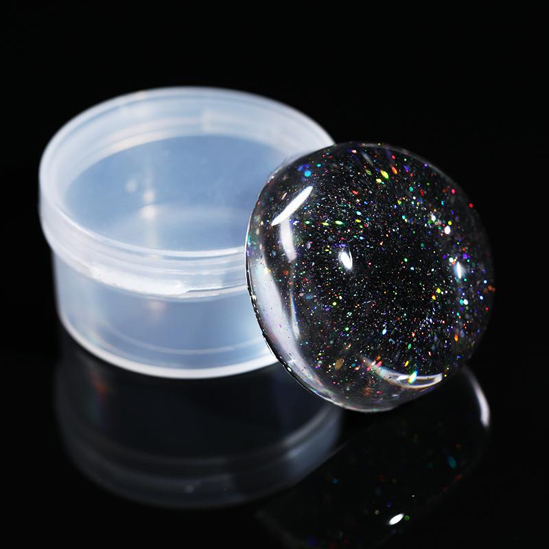 1Pc ongles Art modèles clair gelée Silicone ongles estampage plaque grattoir avec capuchon Transparent ongles Stamper ongles Art outils: Pattern 20